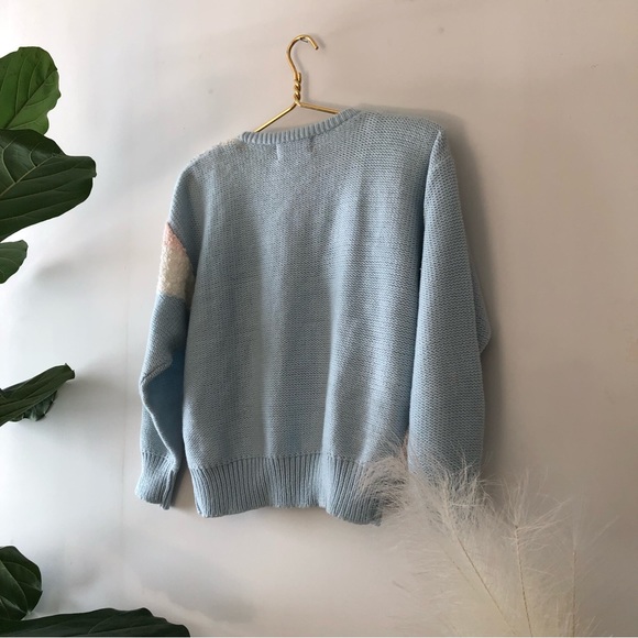 True Vintage Knit embroidered Sweater - Picture 7 of 9